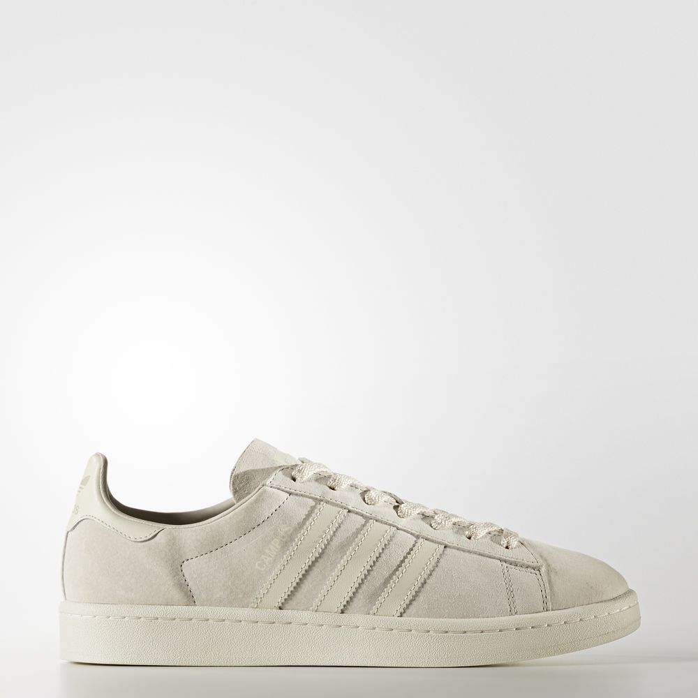 Adidas Campus - Originals ανδρικα - Καφε/Ασπρα/Ασπρα,Μέγεθος: EU 36 – 54 2/3 (300AEYXO)